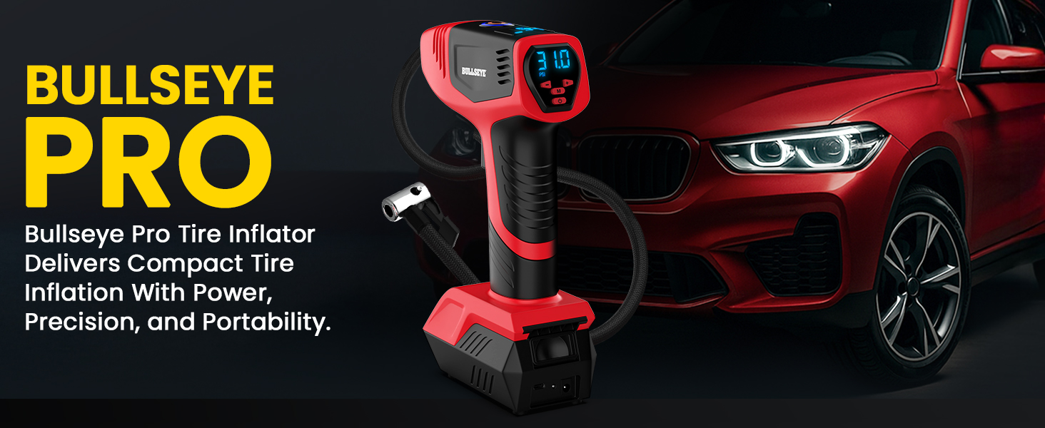 BULLSEYE PRO AIR TIRE INFLATOR
