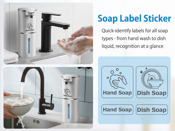 Automatic foaming soap dispenser