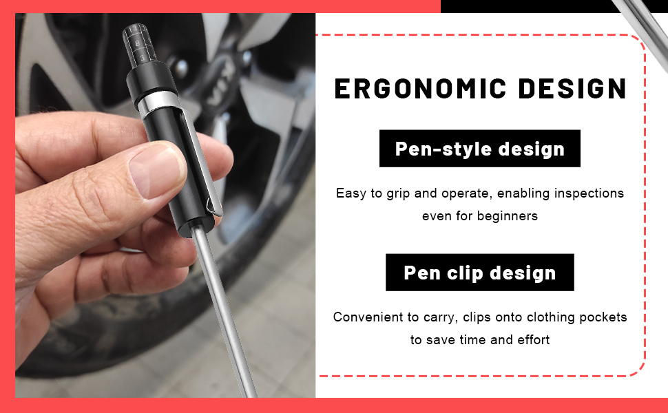 It has a pen-like design that offers flexible operation and delivers an outstanding user experience.