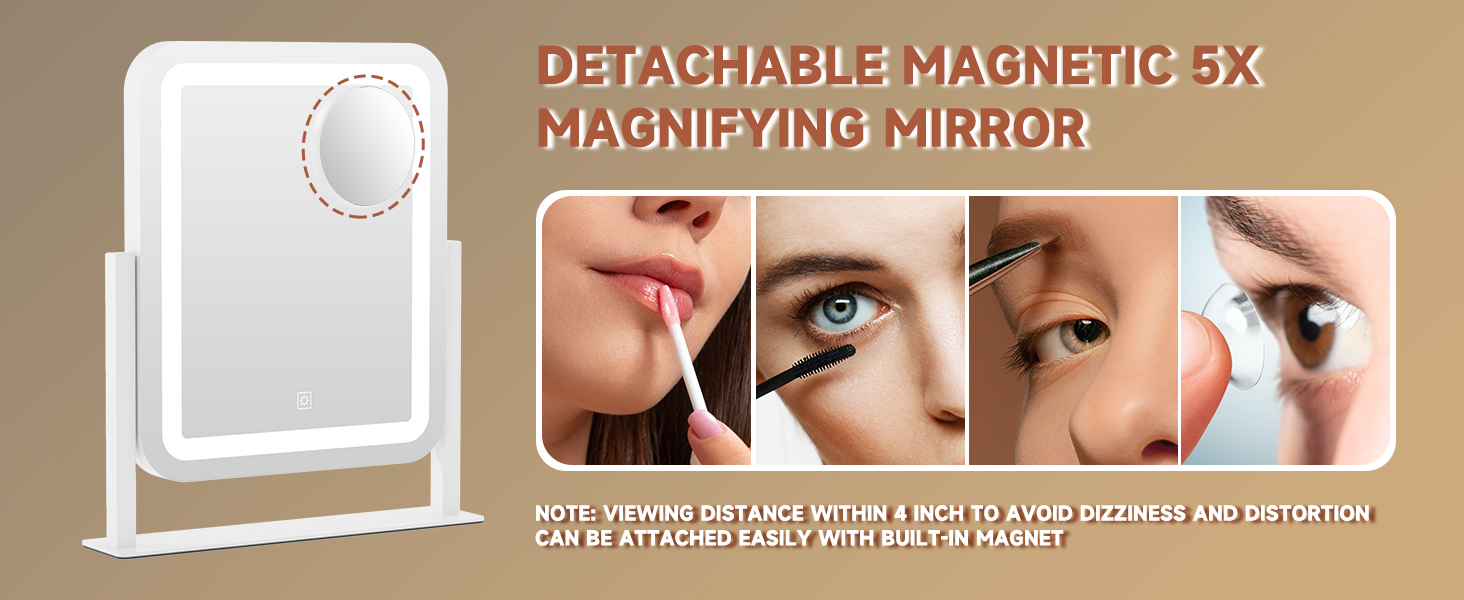 vanity mirror with lights light up mirror makeup mirror with lights large