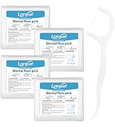 lanjue 400 Count Dental Floss Picks, Travel Dental Flossers with 4 Portable Case Toothpicks Stick...