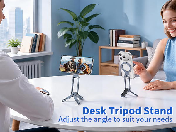 HIYJEN Magnetic Phone Tripod Stand