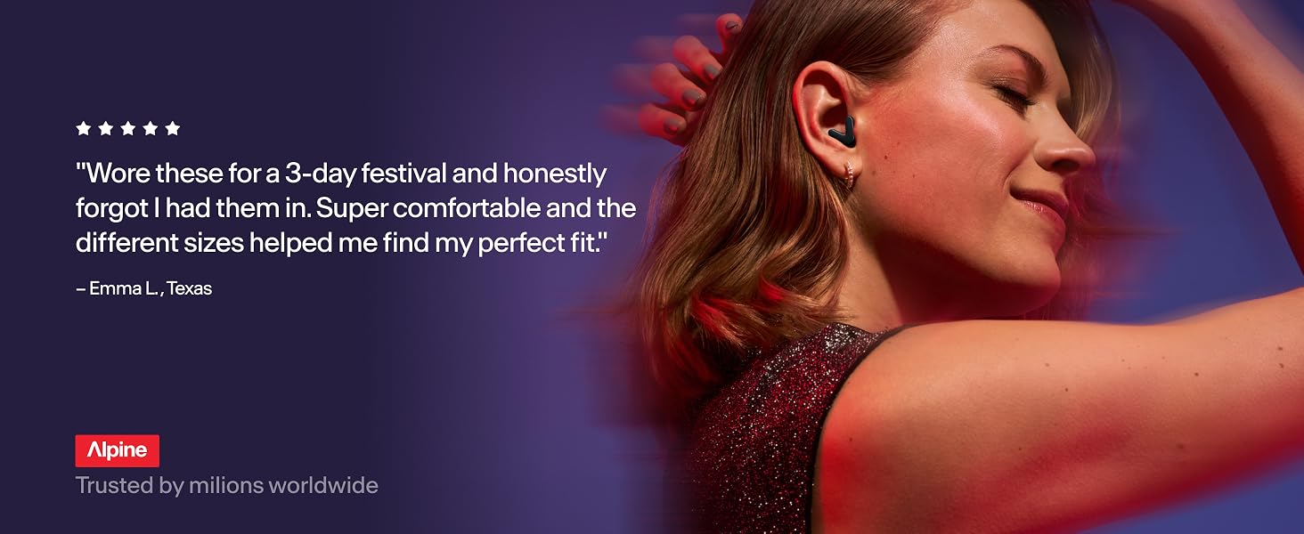 Alpine Tune Ear Plugs Concerts
