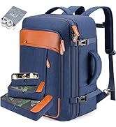 Lumesner Carry on Travel Backpacks, Extra Large 40L Flight Approved Bag for Men &amp; Women,Expandabl...