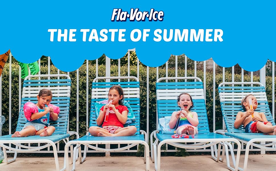 flavorice, popsicles, the taste of summer