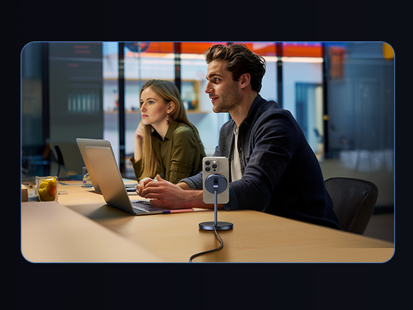 Compact wireless charger, pocket-sized convenience for on-the-go charging