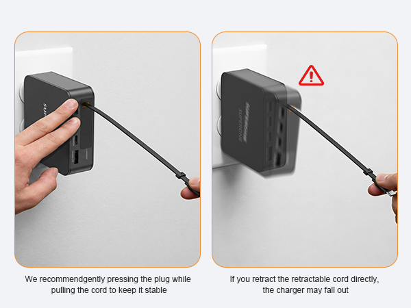 retractable charger usb c