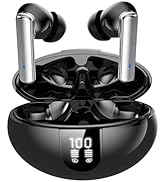 Wireless Earbuds Bluetooth Headphones, LED Power Display Earphones with Wireless Charging Case, 3...