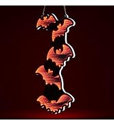 FITNATE Halloween Bat LED Sign with 3D Infinity Mirror Effect, 10 Adjustible Brightness Modes, US...
