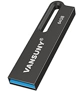 Vansuny 64GB Flash Drive Metal Waterproof USB Drive USB 3.0 Ultra High Speed Memory Stick, Portab...