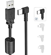 Gonifeto Dash Cam Power Cord,(10Ft USB Type-C) Thicker Shielded USB C Dashcam Charger Cable, Mirr...