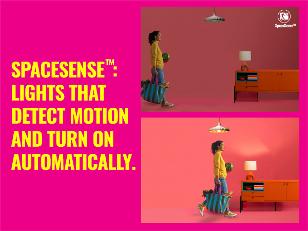 Lights that detect motion and turn on automatically