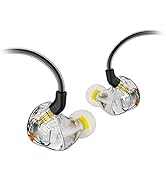 Xvive T9 in-Ear Monitor Headphones Dual Knowles BA Drivers IEM for Studio, Band Rehearsal, Live P...