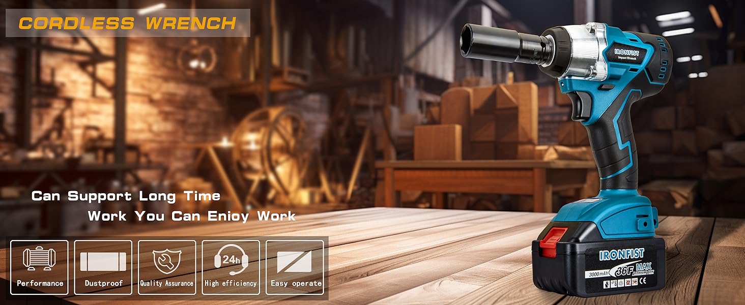 Cordless impact wrench drive power wrenches electric 1/2 inch high torque brushless socket set combo