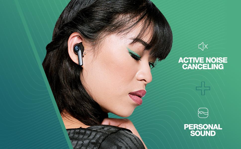 Skullcandy Indy ANC In-Ear Earbuds Active Noise Cancelation