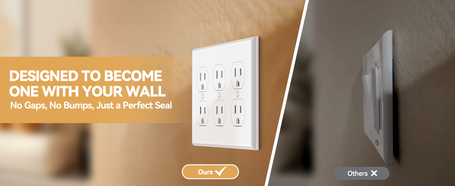 3 Gang Standard Duplex Switch Wall Plate