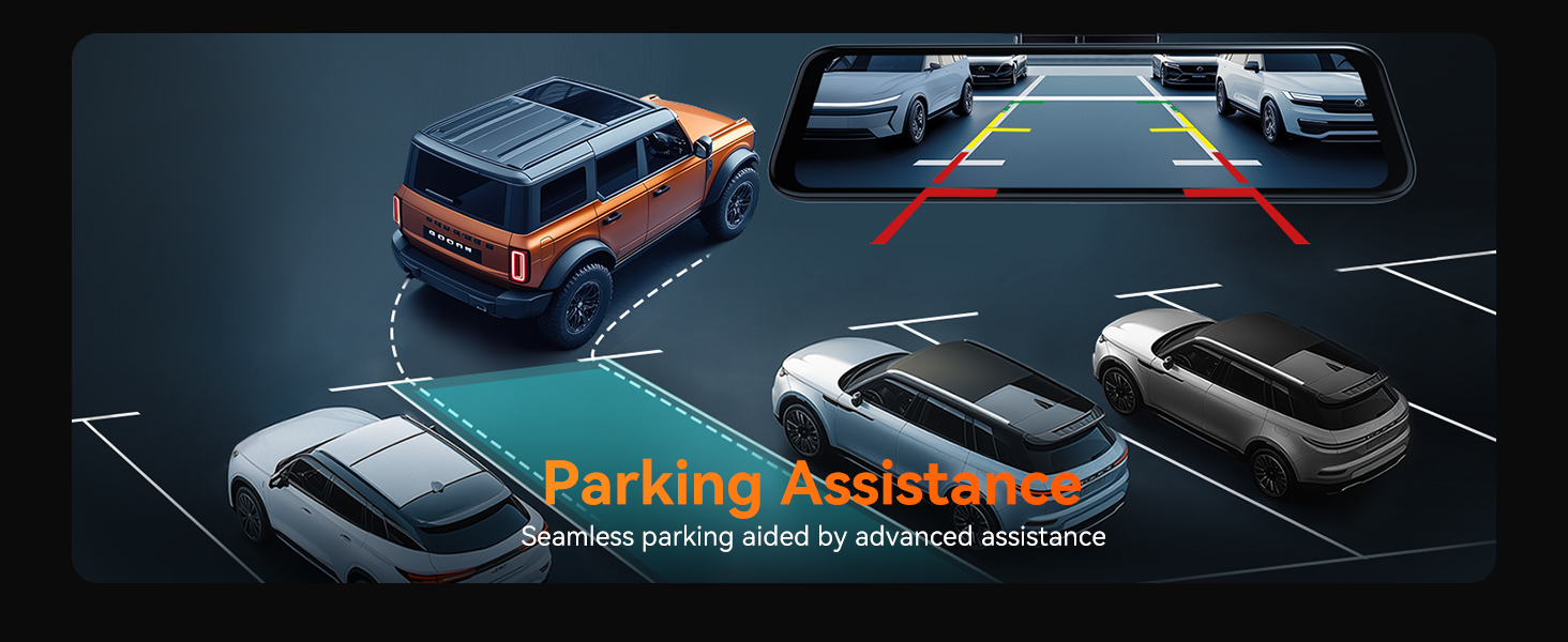 rear view mirror camera wireless