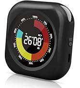 PERSUPER Visual Timer for Kids, 10 Hours Countdown/Up, with Rechargeable, 3 Volume Levels, 3 Brig...