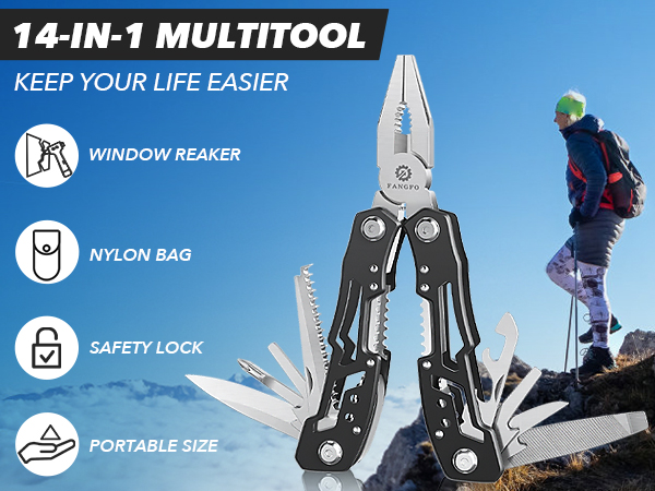 Multitool with Safety Locking