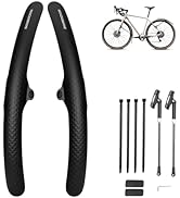ROCKBROS Bike Fenders 2 Pack Vintage Minimalist Quick Release Bicycle Fenders Front and Rear Univ...