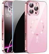 LWLFEKA for iPhone 16 Pro Max Case with Privacy Screen Protectors &amp; Full Camera Cover,Magnetic fo...