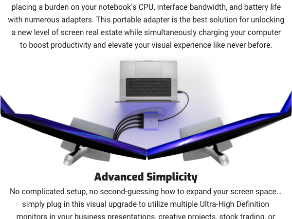 Four Displays Made Easy, Efficient, and Cost-Effective