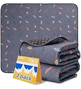 Sunheir Washable Pee Pads for Dogs , Thick Heavy Absorbency Reusable, Prevent Leakage, Waterproof...
