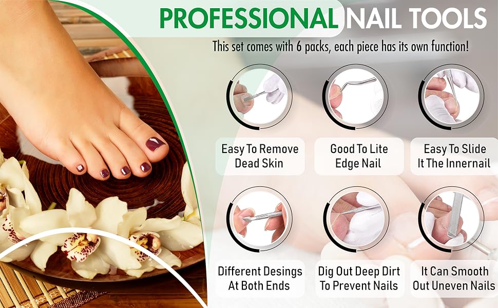 alicates para manicura profesional; splinter removal kit; blue cross cuticle remover; nail cleaner