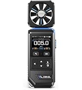 FNIRSI FAM-02 Digital Anemometer Meter with IPS Backlit Screen, Multi-Unit (m/s, km/h, ft/s, mph,...