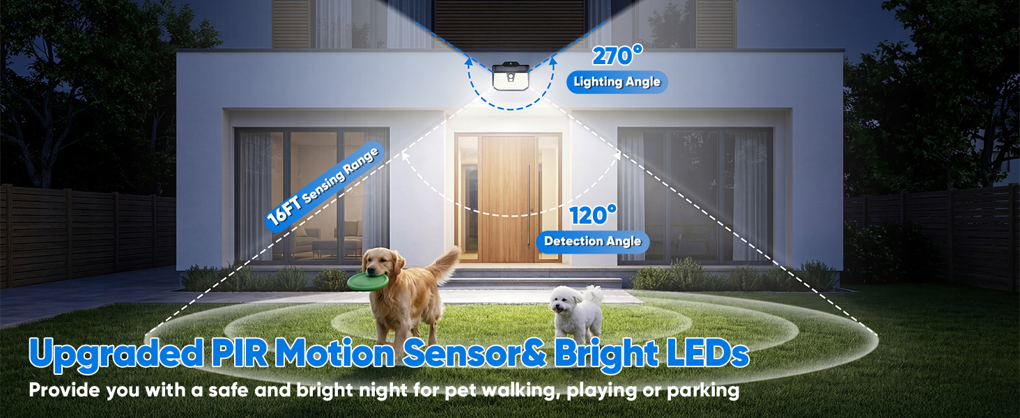 Motion Sensor Solar Lights