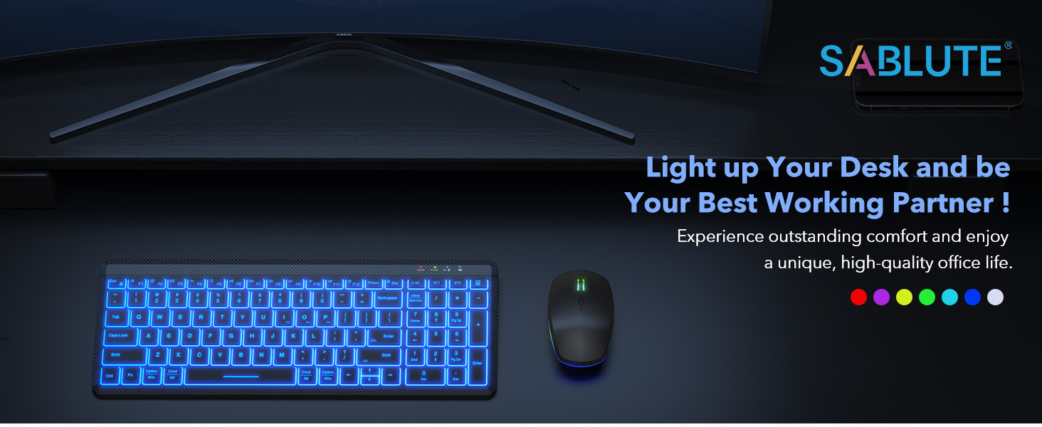 Slim Portable Rechargeable Multi-Device Bluetooth Cordless Keyboard