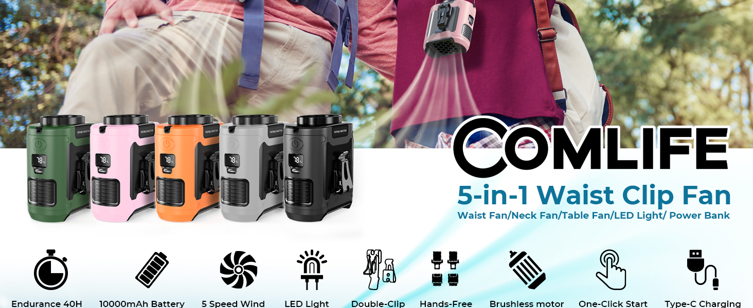 mini waist fan