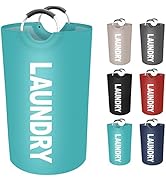 EpicTotes 90L Large Laundry Basket, Freestanding Waterproof Laundry Hamper, Collapsible Folding T...