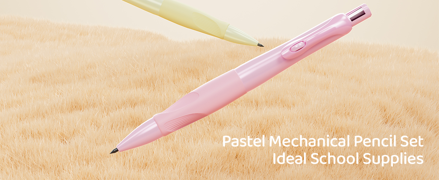 pastel mechanical pencil