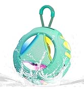 Portable Bluetooth Speaker, IPX7 Waterproof Rating, Multicolor RGB Lighting, 24-Hour Playback Dur...