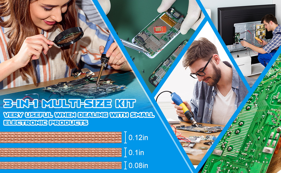 solder wick braid with flux