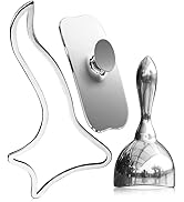 ONUEMP 3-in-1 Stainless Steel Gua Sha Massage Therapy Tool - Ice Muscle Scraper, Body Sculpting C...