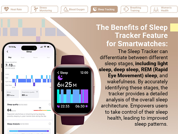 sleep tracker smart watch