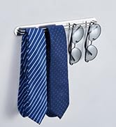 LOXSUN Sunglasses Organizer, Wall Mounted Sunglasses Holder Self Adhesive Glasses Holder Stainles...