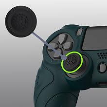 controller grip for ps4 silicone skins controller thumb grips caps for PlayStation 4 silicone case