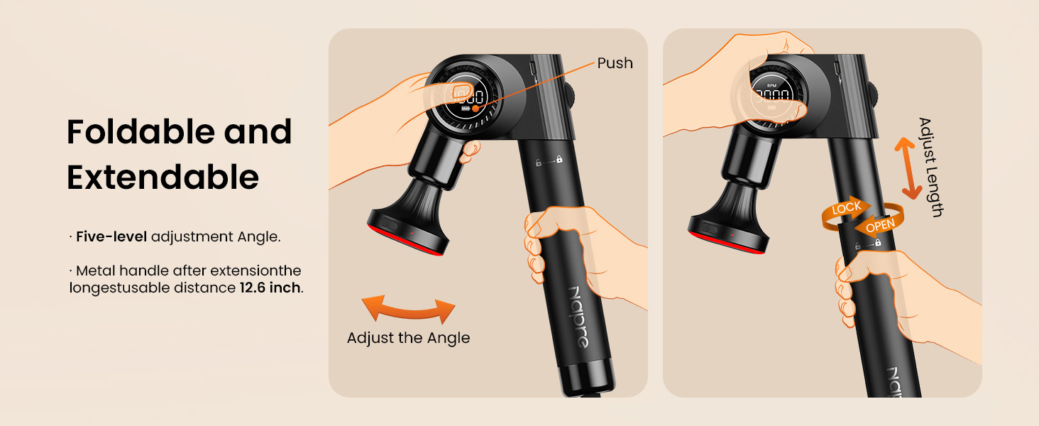 deep tissue massage gun portable