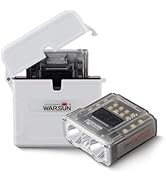 WARSUN G7 Rechargeable LED Headlamp 1500mAh with Extra 2600mAh Charging Station – Flishing Light ...