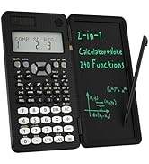 Scientific Calculator for School with Notepad, ROATEE Middle and High School Supplies for Student...