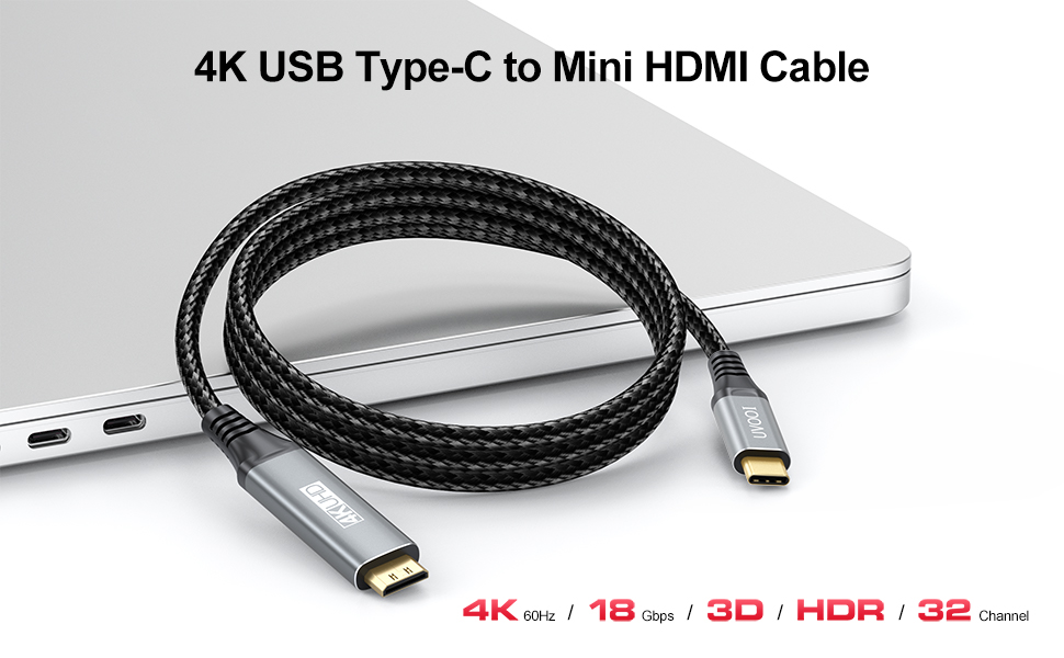 usb c to mini hdmi cable 4k