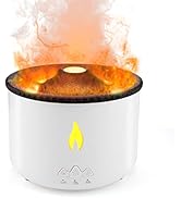 Essential Oil Diffuser with Flame Light Laelr Cool Mist Humidifier with 2 Mist Modes Timer and Au...