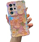 XIZYO Case for Samsung Galaxy S24 Ultra, Colorful Retro Oil Painting Flower Cute Floral Aesthetic...