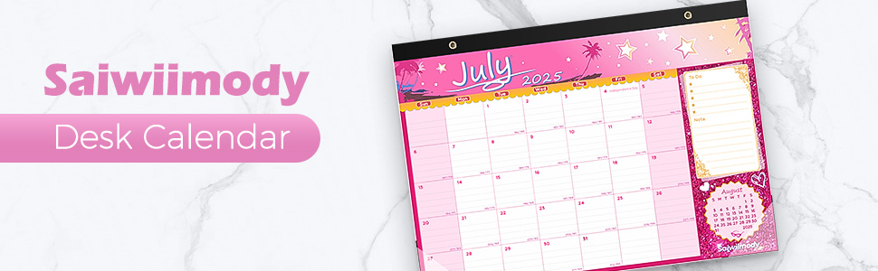 desk calendar 2025-2026