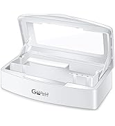 Gusnilo Sanitizing Tray - Disinfectant Container Nail Tool Sterilizer Box Plastic Sanitizing Box ...