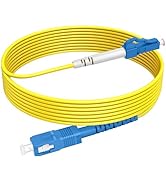 RamboCables OS2 Single Mode LC to SC Simplex (1m/3.28ft), LC UPC SC UPC Single Patch Cable,LC/UPC...
