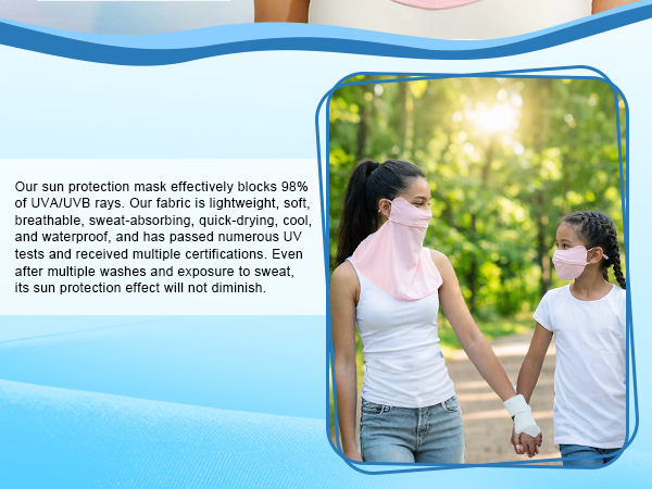 UV Sun Protection Face Mask